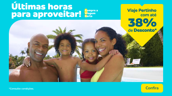 Últimas horas para aproveitar!