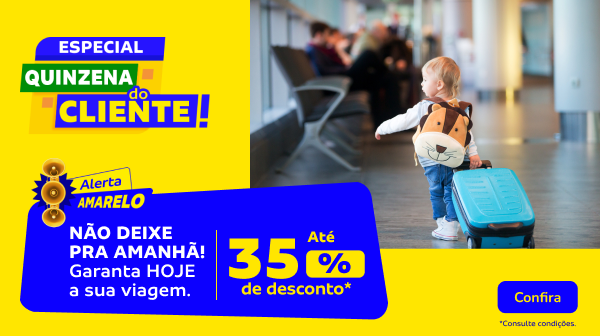 Não deixe pra amanhã! Garanta HOJE a sua viagem.