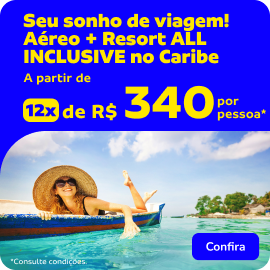 Seu sonho de viagem! Aéreo + Resort ALL INCLUSIVE no Caribe