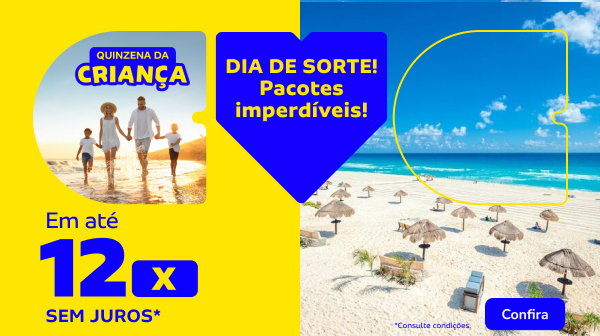 Dia de Sorte! Pacotes imperdíveis!