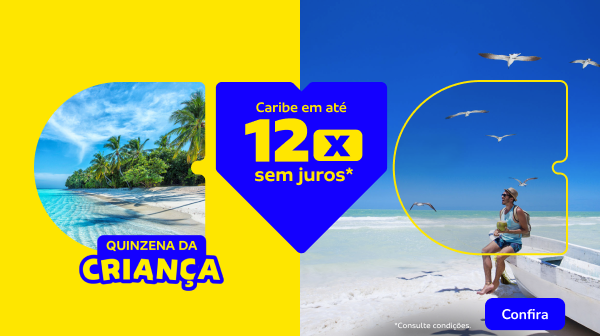 Caribe em até 12x sem juros!