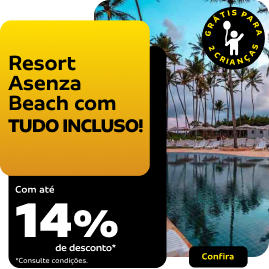 Resort Asenza Beach com TUDO INCLUSO! 