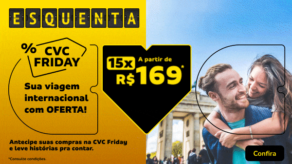 Sua viagem internacional com OFERTA! 