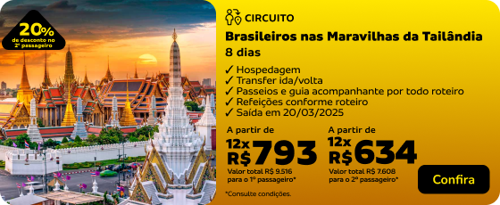 Brasileiros nas Maravilhas da Tailândia  