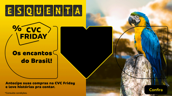 Os encantos do Brasil! Em até 12x SEM JUROS!
