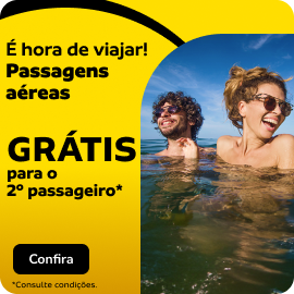 É hora de viajar! Passagens aéreas