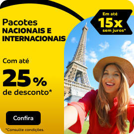 Pacotes NACIONAIS E INTERNACIONAIS