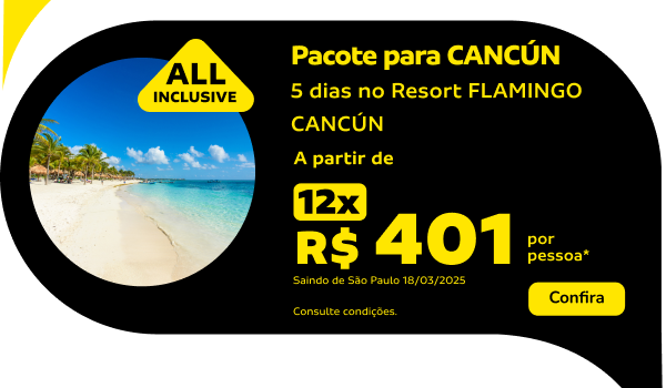 Pacote para CANCUN 