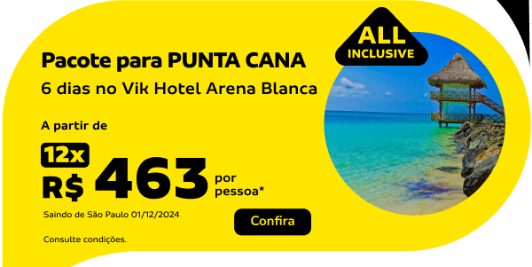 Pacote para PUNTA CANA 