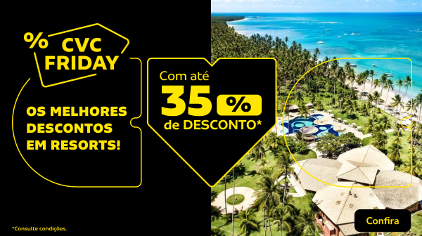 OS MELHORES DESCONTOS EM RESORTS!