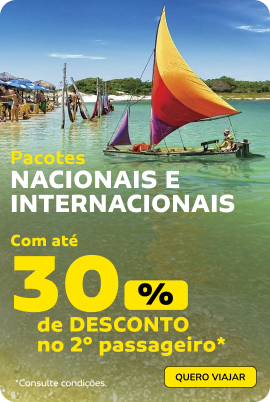 Pacotes nacionais e internacionais