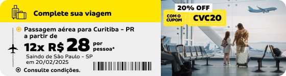 Passagem aérea para Curitiba - PR