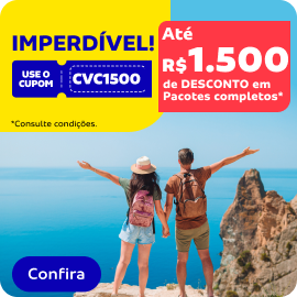 Até R$ 1.500 de DESCONTO em Pacotes Completos! 