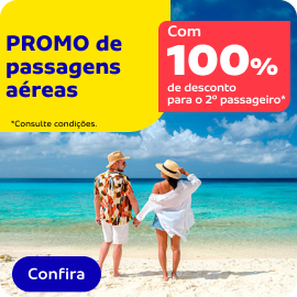 PROMO de passagens aéreas 