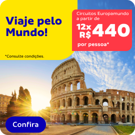 Circuitos Europamundo a partir de 12x de R$440