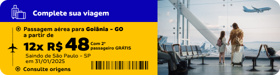 Passagem aérea para Goiais