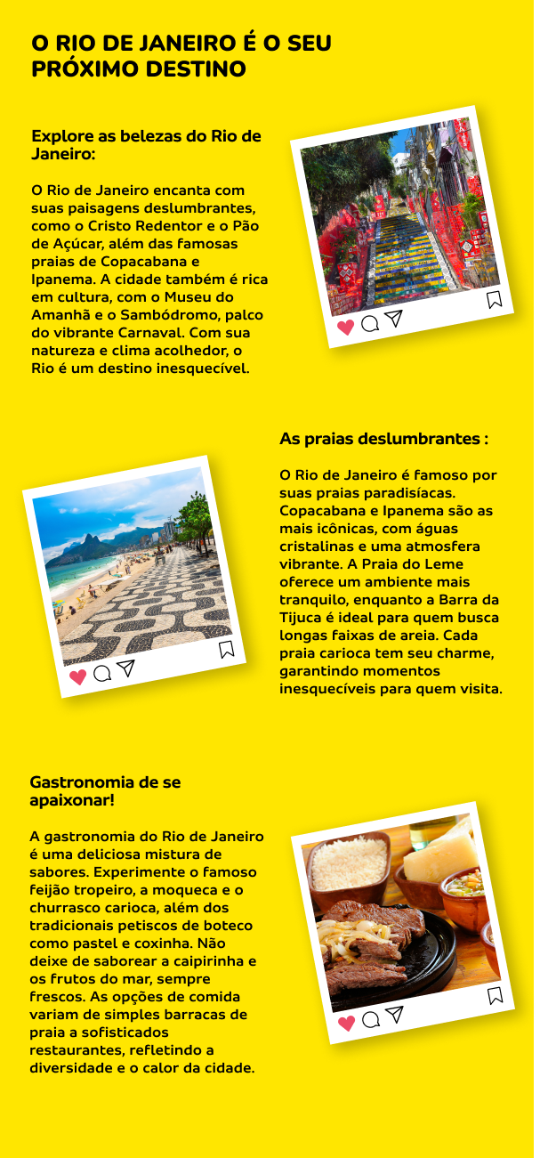 O Rio de Janeiro e o seu proximo destino