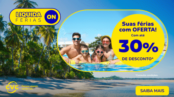 Suas férias com OFERTA! Suas férias com OFERTA!