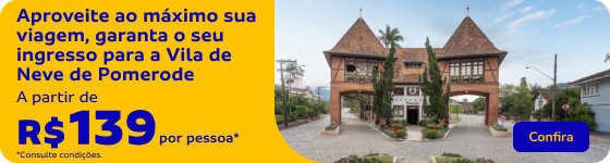 Garanta o seu ingresso para a Vila de Neve de Pomerode