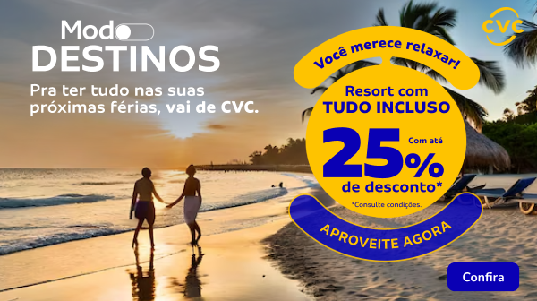 Você merece relaxar! Resort com TUDO INCLUSO 