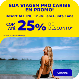  SUA VIAGEM PRO CARIBE EM PROMO! 