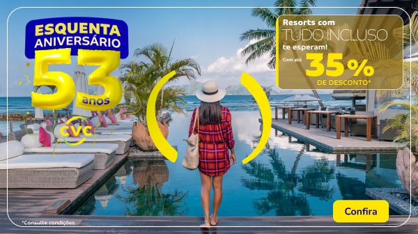 Resorts com TUDO INCLUSO te esperam! 