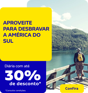 Aproveite  para desbravar a América do Sul 