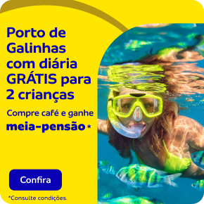 Porto de Galinhas com diária GRÁTIS para 2 crianças!