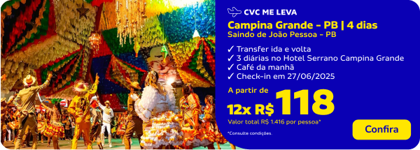 Campina Grande - PB | 4 dias