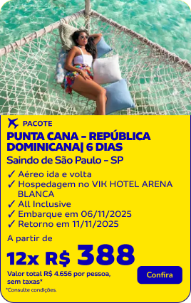 Punta Cana - República  Dominicana| 6 dias 