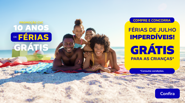 Férias de Julho IMPERDÍVEIS! 