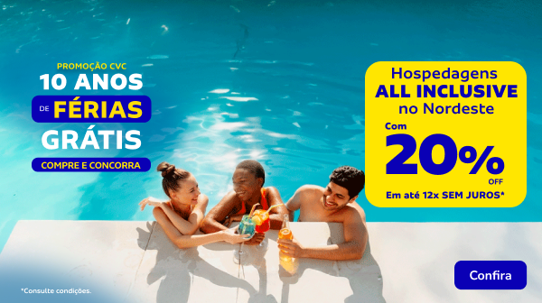 Hospedagens ALL INCLUSIVE no Nordeste