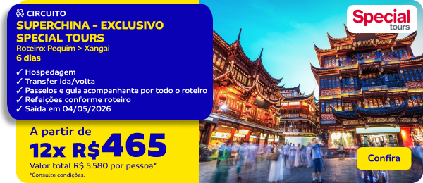 SUPER CHINA - EXCLUSIVO SPECIAL TOURS