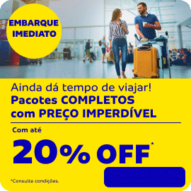 Pacotes COMPLETOS com PREÇO IMPERDÍVEL