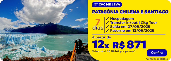 PATAGÔNIA CHILENA E SANTIAGO | 7 dias