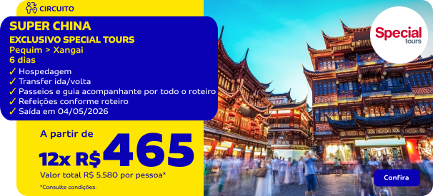 SUPER CHINA - EXCLUSIVO SPECIAL TOURS