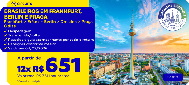 BRASILEIROS EM FRANKFURT, BERLIM E PRAGA