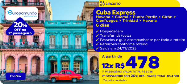 Havana > Guama > Punta perdiz > Giron > Cienfuegos > Trinidad > Havana - 6 dias 
