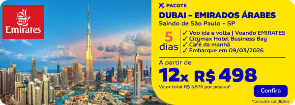Dubai - Emirados Árabes | 5 dias