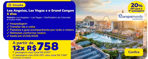 Los Angeles, Las Vegas e Grand Canyon