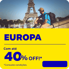 Europa com até 40% OFF