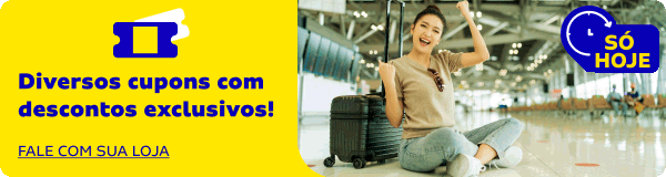 Diversos cupons com descontos exclusivos! 