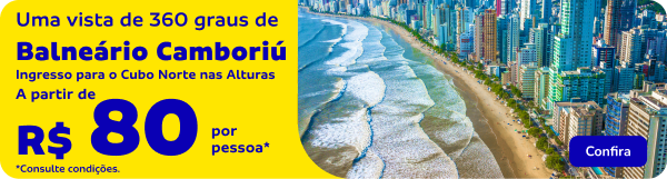 Uma vista de 360 graus de Balneário Camboriú 
