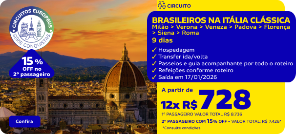 BRASILEIROS NA ITÁLIA CLÁSSICA 
