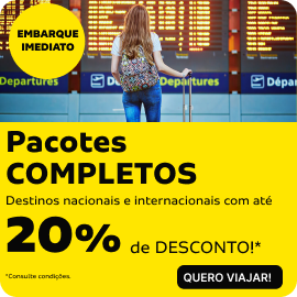 Destinos Nacionais e Internacionais com até 20%OFF 