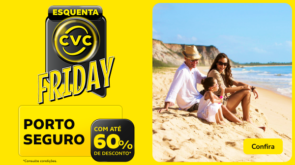 Porto Seguro com até 60%OFF