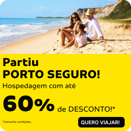 Partiu PORTO SEGURO! Hospedagem com até 60%OFF 