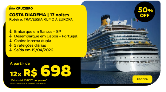 COSTA DIADEMA | 17 noites 