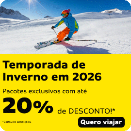 Temporada de Inverno em 2026 - Pacotes exclusivos com até 20%OFF