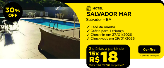 2 diárias no SALVADOR MAR